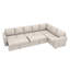 Canapé-lit modulaire en L avec siège de rangement Caren-115354127