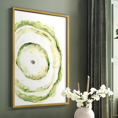 Lichen Halo III Framed Print - Solid Wood
