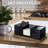 MyGift 3 Slot Coffee Accessory And Condiment Storage