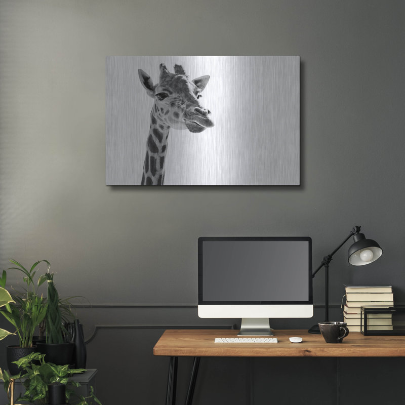 " Giraffe Expressionism " by SD Smart, 24" H x 36" W
