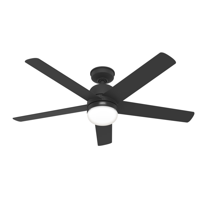 52" Lagoon 5 - Blade Indoor Outdoor WeatherMax LED Ceiling Fan With Wall Control and Light Included