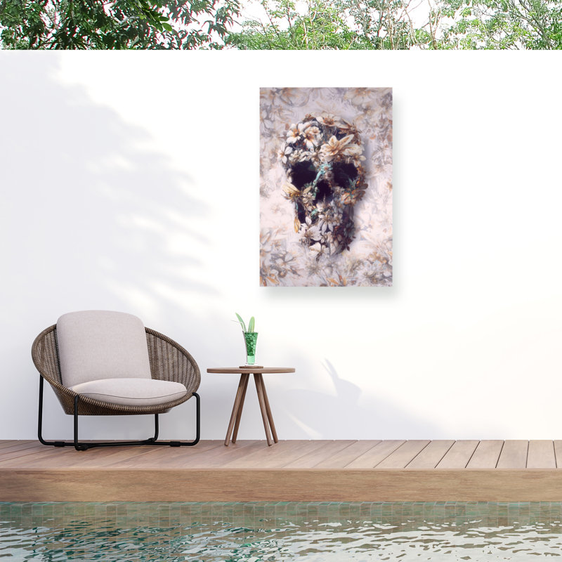 Toile d'extérieur Ali Gulec Harmony Skull Light, H 12 po x l 19 po