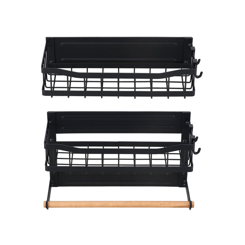Freestanding Spice Rack, Black