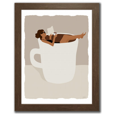 «Morning Coffee I», art mural encadré