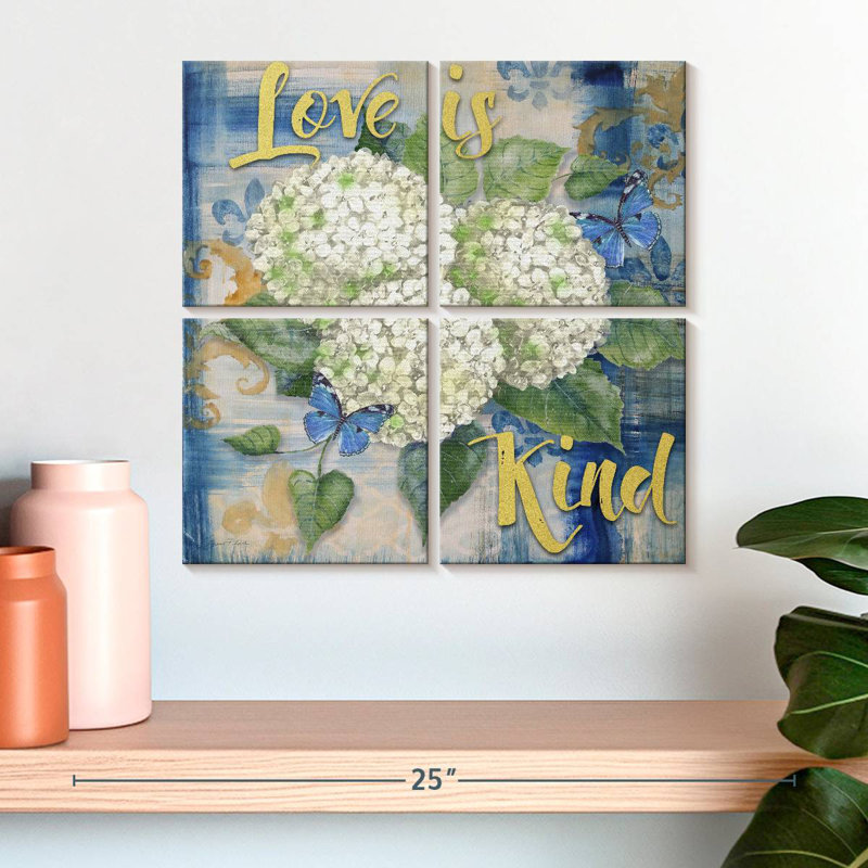 Harnek Love Is Kind, 18" H x 18" W