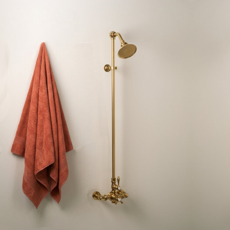 Exposed Thermostatic Shower System by Strom Living P1022C, Chrome
