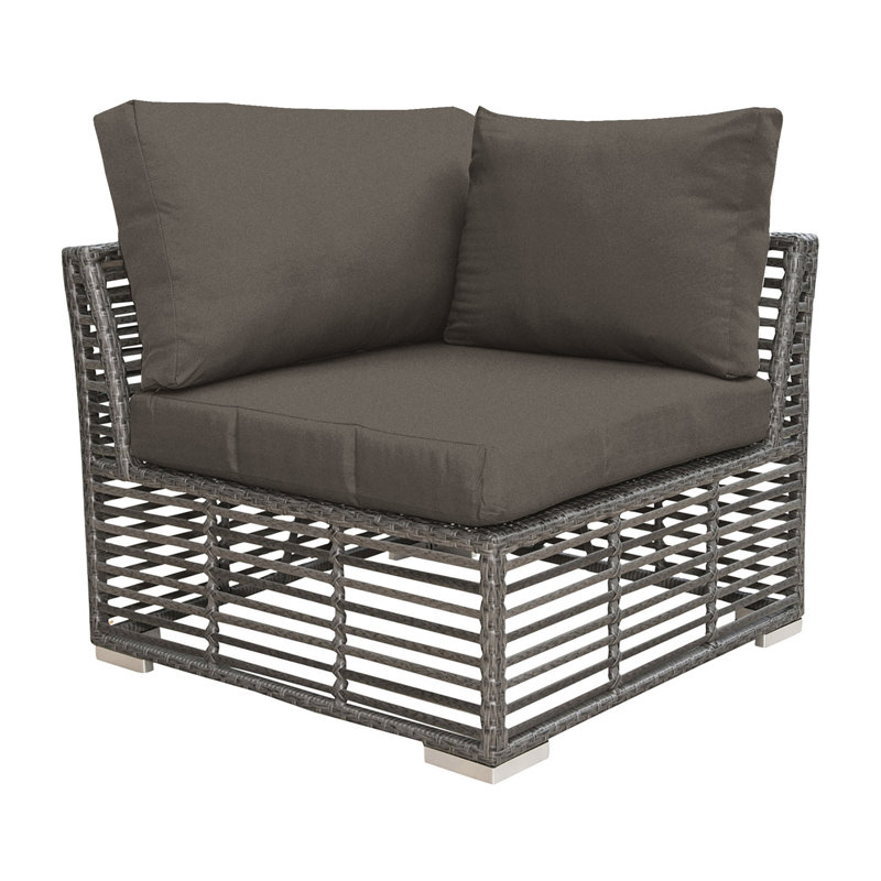 Outdoor Lounge Chair, Spectrum Graphite Sunbrella® Plainweave