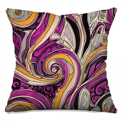 Coussin décoratif abstrait, coussins double face Art