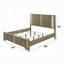 Grand lit Lakkari avec DEL-989835677