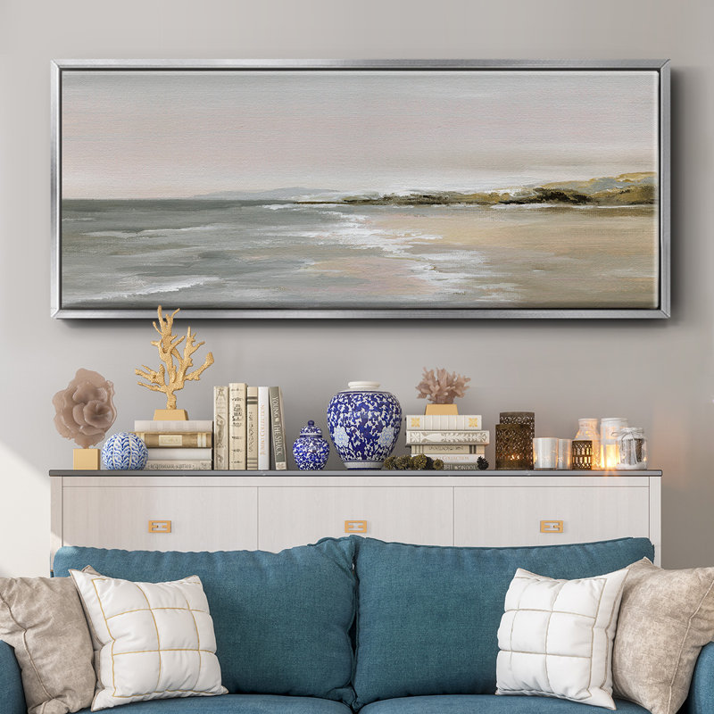 New Shore- Framed Canvas