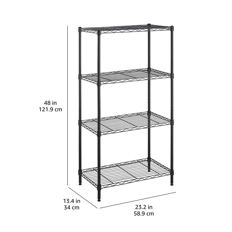 Gurnam 58.9cm W Metal Shelving Unit