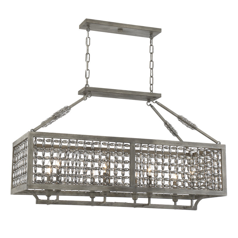 Lustre linéaire à 8 lumières Herma