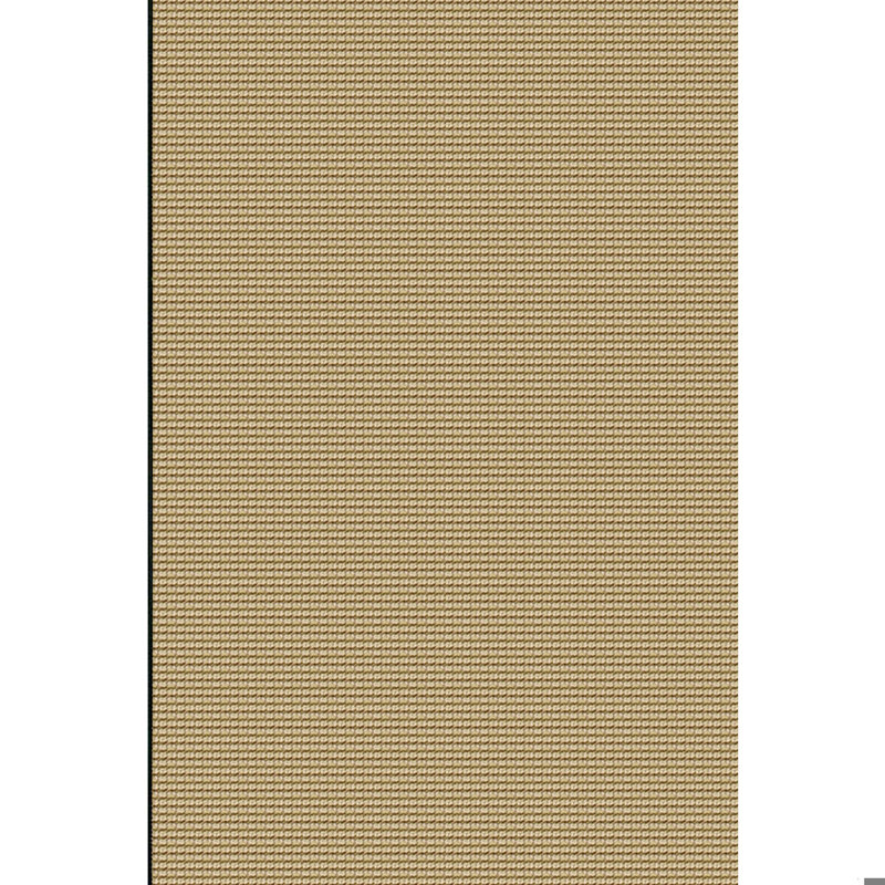 Eastwood Authentic Hand-Woven Handmade Jute & Sisal Black Border Area Rug, Rectangle 9' x 13', Black/Brown