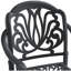 Ensemble de 3 meubles de patio en aluminium coulé avec coussins bruns