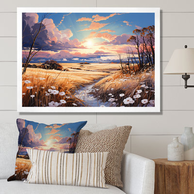 Kawaii Paries, paysage au coucher du soleil