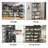 Vannie 5 Tier Steel Shelf Rack Shelf Units, Heavy Duty Metal Shelving Storage Rack Shelves