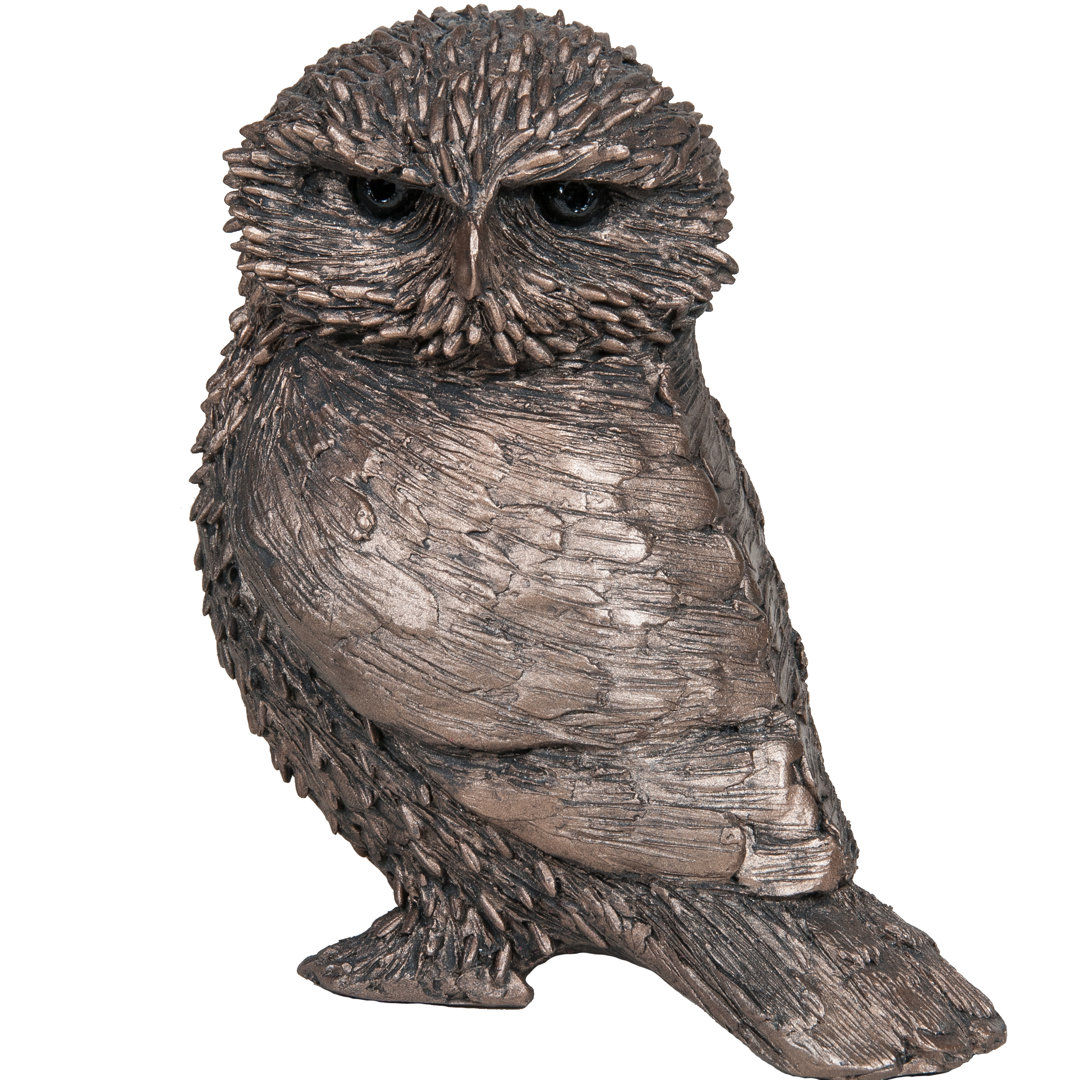 Olly Little Owl Bronze Figurine (Thomas Meadows) 12cm - Image 3