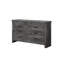 Commode rustique à finition chêne gris