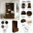 Logenita Hall Tree 39.96'' Wide with Bench-759948481