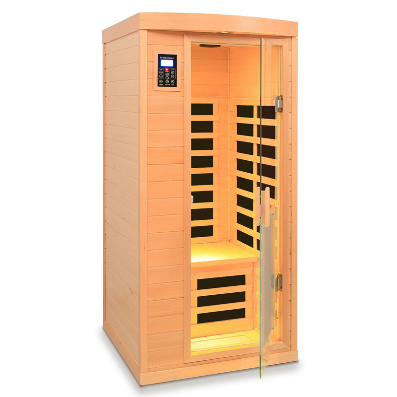 Porte de sauna basse infrarouge lointaine
