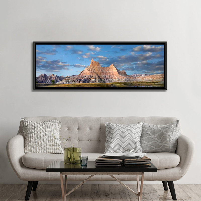 Reproduction de photo sur toile, H 12 po x l 36 po x P 1,5 po, Toile avec cadre noir