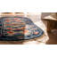 Tapis géométrique antique en laine noué à la main beige ivoire Allover