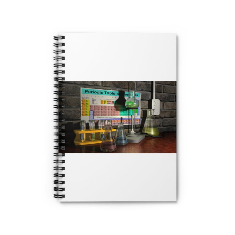 Science Scene Spiral Notebook - Ruled Line