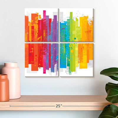 Kirara Grunge Abstract Rainbow