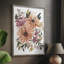 «Spring Fling Bouquet VI», reproduction encadrée - bois massif-1688287363