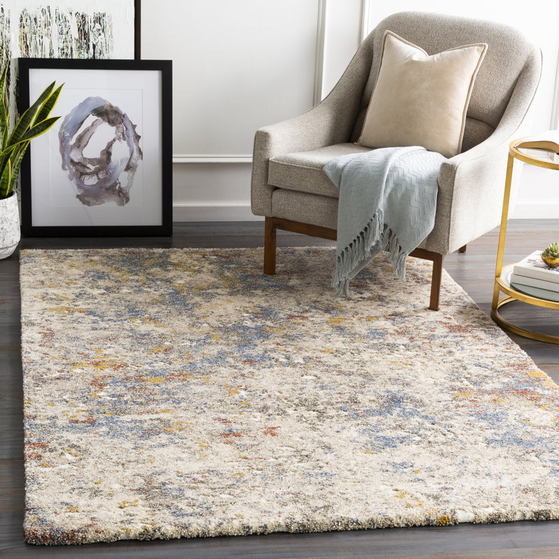 Bartol Abstract Indoor Rug, Rectangle 4'3" x 5'7"