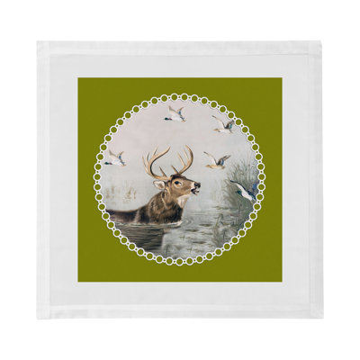 Serviettes de table en satin de coton English