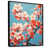 Toile avec cadre flottant noir