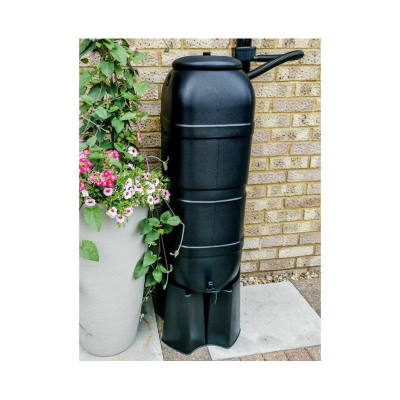 Symple Stuff 100L Weather Resistant Plastic Rain Barrel