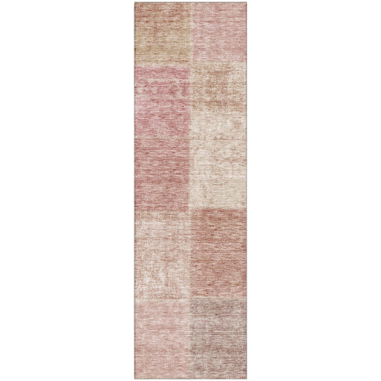 Premium Machine Washable Prisco Blush Rug
