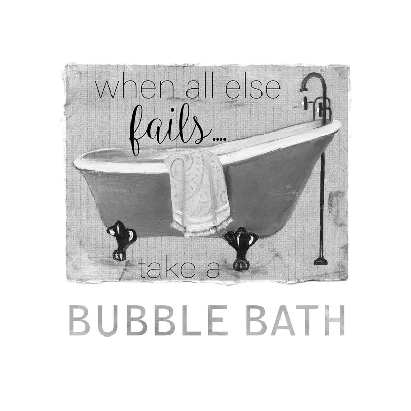 Neutral Bubble Bath by Carol Robinson - Print on Canvas, Wrapped Canvas, 66.04 cm H x 66.04 cm W x 1.91 cm D