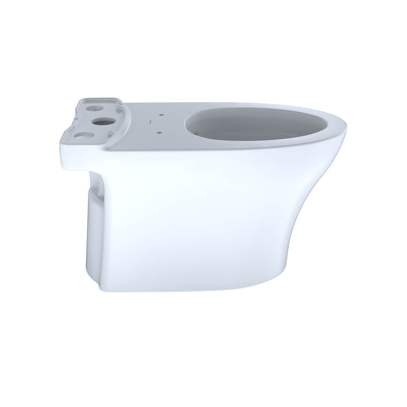 Aquia® IV Dual-Flush Elongated Two-Piece Toilet (Seat Included), Cotton, Left