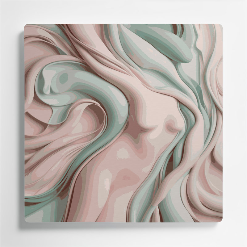 Abstract Figurative 64 Gray Metal Wall Art