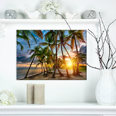 Cocotier-impression d’art graphique sur toile tendue