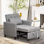 Fauteuil inclinable multifonctionnel avec canapé-lit HOMcom
