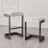 Upholstered Counter Stool with Metal Frame