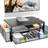 2-Tier Computer Monitor Stand with Drawer and 2 Pen Holders-485622394