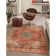 Tapis oriental rouge rouille