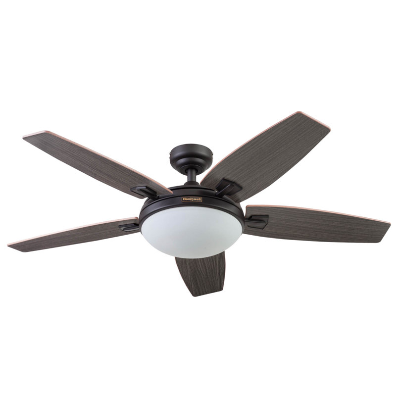 Carmel 48" Bowl Ceiling Fan Light Kit with Remote, Bronze