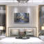 Art mural en métal August Grove® «Lavender and Cornflowers» par Momart-2103304200