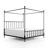 Magdaleno Metal Canopy Bed-184808844-184808843