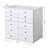 SlayStation Display Chest with 11 Makeup Drawers, Crystal Lux Knobs, Craft Storage Organization-549710027