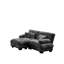 Canapé 2 places avec repose-pieds Chenille-1623384575-1630461299