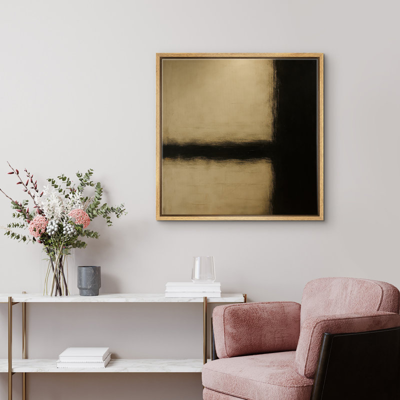 Reproduction d'art encadrée sur toile pour un décor moderne, Naturel, H 24 po x l 24 po