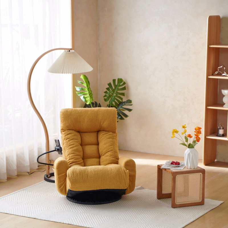 Adjustable Head And Waist, Game Chair, Lounge Chair In The Living Room, 360 Degree Rotatable Sofa Chair,Rotatable Seat Leisure Chair Deck Chair