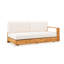 Canapé modulaire d'extérieur en bois massif pour 5 personnes avec repose-pieds Witt-1769474998